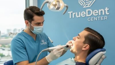 ازالة الكلس من الاسنان