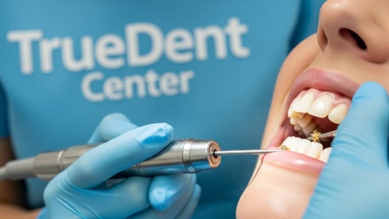 ازالة الكلس من الاسنان بأحدث التقنياتTrueDent لتجميل الأسنان