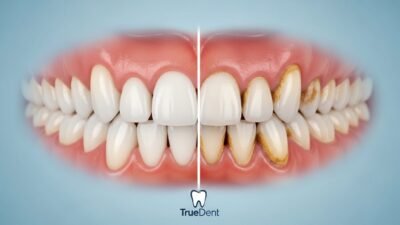 تعرف على أضرار جير الأسنان وطرق الوقاية مع مركز TrueDent.