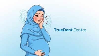 حلول آمنة وفعّالة لتسكين الم الاسنان للحامل مع مركز TrueDent