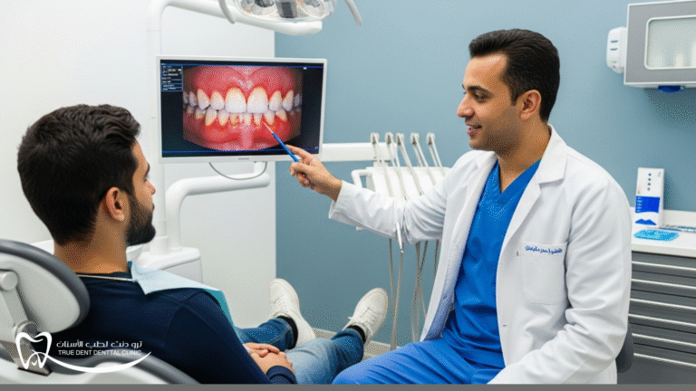 احمرار اللثة حول السن: الأسباب وطرق العلاج في مركز TrueDent